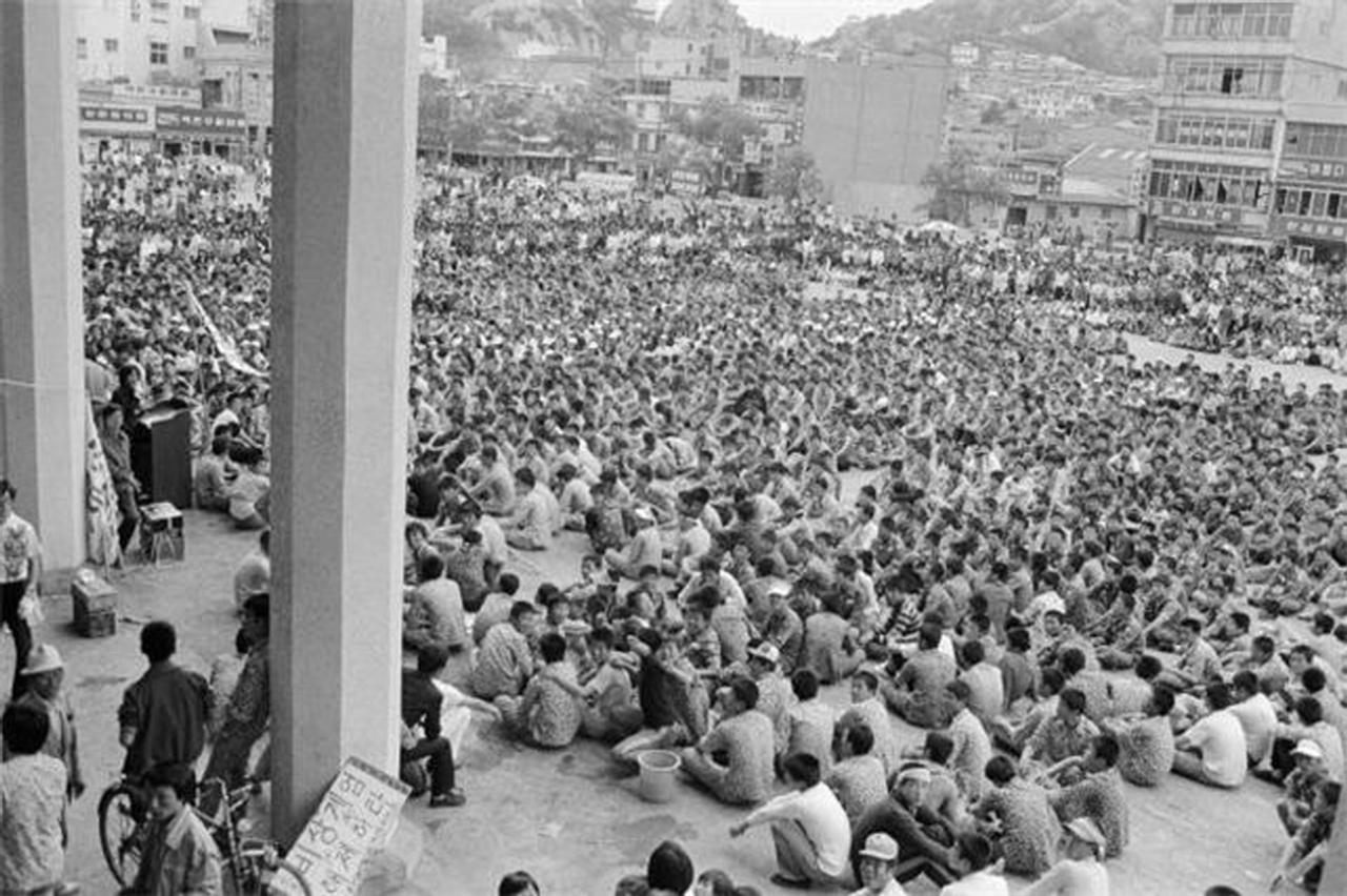 1980년 5월 24일 목포역 광장 [사진=문화체육관광부]